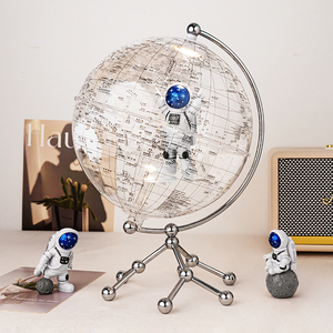 LED Astronaut <b>Globe</b> <b>Light</b> <b>Up</b> Home Decor Ornament Transparent Sphere Gift for Kids Boys Girls Birthday - Product Image 4