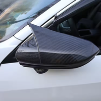 Coque de protection de rétroviseur en fibre de carbone pour Honda Civic 10ème génération Niujiao, nouvelle coque de protection de rétroviseur Civic