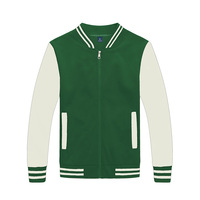 Vêtements de travail pour enseignants OEM personnalisés pour traiteur Vestes de baseball unies et décontractées à rayures avec jersey de sport universitaire