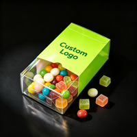 Boîte d'emballage pliable en plastique PET transparent personnalisée, boîte cadeau transparente en PVC PP avec impression pour bonbons et cosmétiques