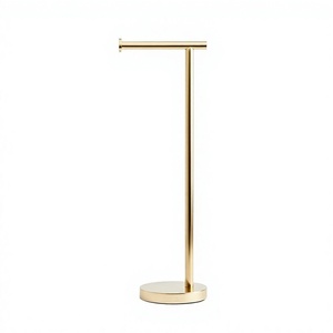 Soporte de papel higiénico independiente Soporte de papel resistente Toallero de pie independiente para baño Calidad superior - Product Image 1