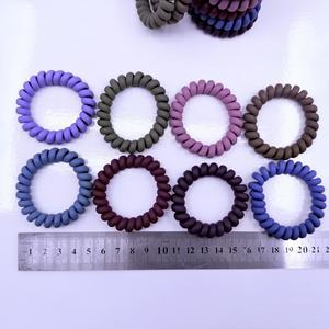 Винтажные матовые спиральные резинки для волос без заломов, подходят для женщин и детей с густыми или редкими волосами - Product Image 3