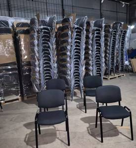 Chaises de conférence, de bureau et d'école en tissu, empilables, durables, modernes, populaires, vente en gros, couleur personnalisée - Product Image 1
