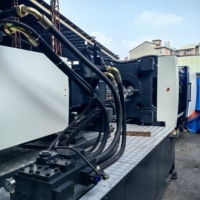 Mesin Cetak Injeksi Horizontal Bekas Haitian MA4700III 470 Ton dengan PLC dan Motor Servo Kompatibel HDPE