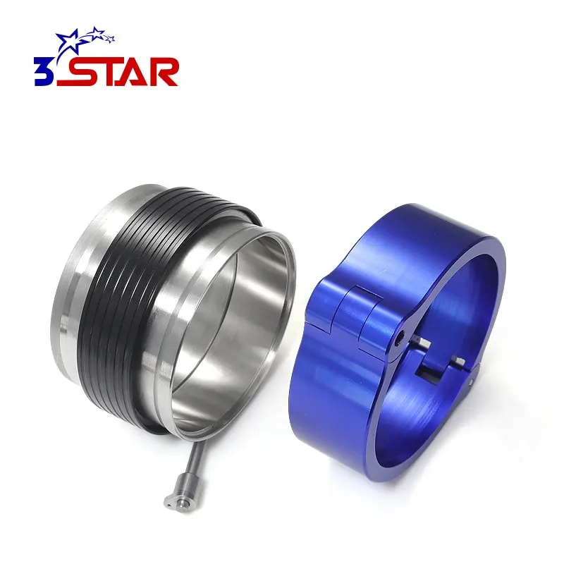 Aluminium Hd Klem Cepat Aluminium V Band HD Clamp Asupan V-Band Clamp Intercooler Pipa 3 Inch 76Mm 2.0 "2.5" 3.0 "3.5" 4.0"