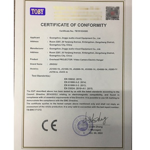 <span class=keywords><strong>Support</strong></span> de plafond télescopique universel JGST CE certifié en alliage d'aluminium 15 kg pour <span class=keywords><strong>projecteur</strong></span> vidéo multimédia et caméra - Product Image 5