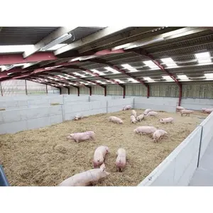 steel pig farm housing flooring steel structure pig house construction for sale