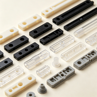 Pemesinan CNC Kustom untuk Bagian Plastik ABS, PC, PP, Bagian Berbentuk Nylon, Casing, dan Aksesoris