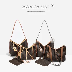 Bolso de Hombro de PU de Gran Capacidad con Patrón de Letras de Diseñador de Moda de Lujo, Bolso Cruzado Diario de Tendencia con Correa Única para Mujer - Product Image 3