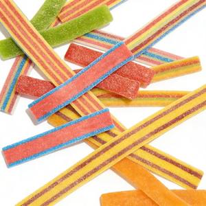 Bonbons gélifiés multicolores en vrac, fabrication OEM, étiquette privée personnalisée, saveur fruitée, bande de <span class=keywords><strong>réglisse</strong></span> moelleuse, bonbons gélifiés, bonbons sucrés - Product Image 1