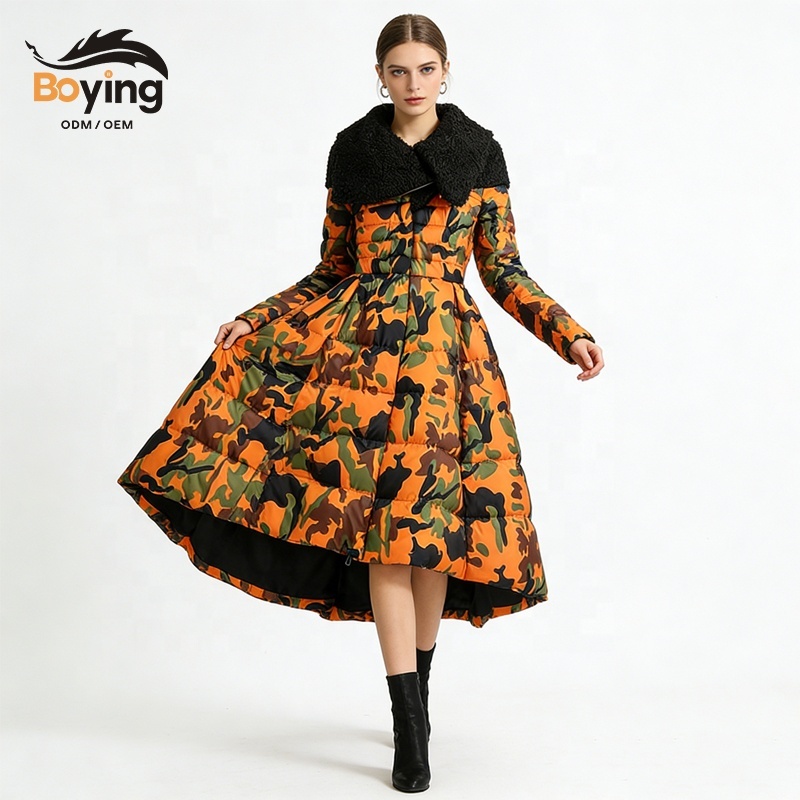 Boying OEM Customized Women s Puffer