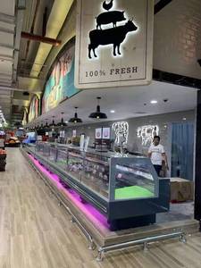 <span class=keywords><strong>Boucherie</strong></span> et charcuterie Équipement pour supermarché Comptoir de service de supermarché Vitrine d'aliments chauds Deli Case - Product Image 5