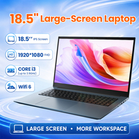 Ordinateur portable professionnel 18,5 pouces Intel Core i3-10100Y 8 Go de RAM 256 Go SSD FHD IPS WiFi 6 OEM ODM Vente en gros