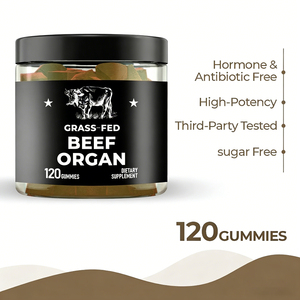 WELLBODY Gommose di Organi di Manzo Nutrito ad Erba - Integratore Naturale per il Supporto Immunitario per Adulti, Disponibile OEM/ODM, Grado Alimentare - Product Image 3