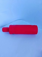 Facoty haute qualité 3/4 "buse de bobine de tuyau d'incendie en plastique rouge 1" buse de lutte contre l'incendie pour tuyau de bobine de tuyau