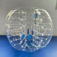 Matériau TPU de haute qualité 1.5M boule de pare-chocs gonflable taille humaine corps boule de pare-chocs ballon jouets pour jeu de Sports de plein air