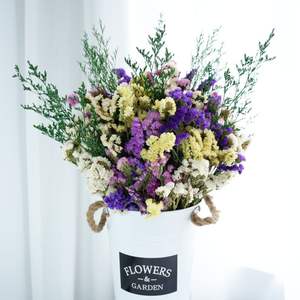 Flores secas naturales no me olvides preservadas Myosotis Sylvatica para decoración del hogar DIY artesanía boda Floral Navidad Pascua - Product Image 2