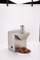 Hoge Kwaliteit Automatische Worstsnijmachine Ham Peper Komkommer Snijmachine Groente-En Fruitsnijmachine