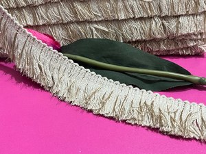 Benang Glitter emas pinggiran katun lembut India, renda pinggiran renda Kiran untuk Aksesori kerajinan, jahit, dan kain.