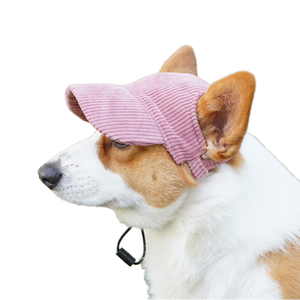 Chapéu de Pescador para Animais de Estimação com Logo Personalizado em Corduroy Xadrez, Acessórios para Cães ao Ar Livre para o Verão e Halloween - Product Image 6