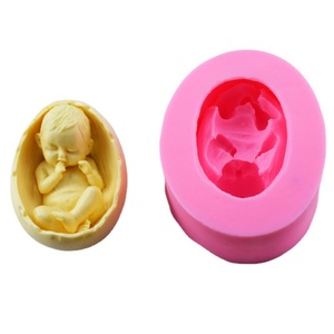 Moule en silicone 3D DIY pour bougies en résine en forme d'œuf, idéal pour la décoration intérieure et les bougies parfumées - Product Image 5