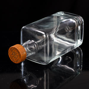 Botella Cuadrada de Licor de 750 ml, Botella de Vidrio de 75 cl para Ginebra, Whisky, Vino, Vodka, Brandy, <span class=keywords><strong>Ron</strong></span> - Product Image 5