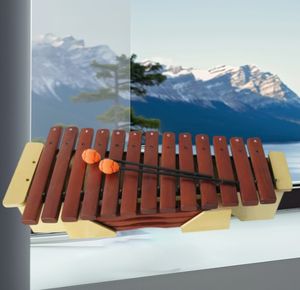 ชุดไซโลโฟน 13 บาร์ รุ่น M13G, ไซโลโฟนโซปราโนไม้ ทนทาน พร้อมไม้ตี 2 อัน และการ์ด<span class=keywords><strong>เพลง</strong></span>สำหรับเด็ก - Product Image 3