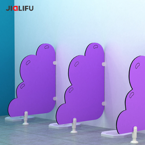 Đầy màu sắc nhỏ gọn Laminate trẻ em nhà vệ sinh <span class=keywords><strong>cubicle</strong></span> phân vùng - Product Image 2