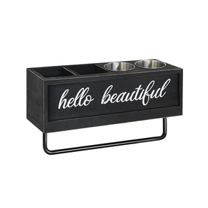 <span class=keywords><strong>Support</strong></span> de <span class=keywords><strong>sèche</strong></span>-cheveux rustique mural avec porte-serviettes boîte de rangement en bois <span class=keywords><strong>support</strong></span> de <span class=keywords><strong>sèche</strong></span>-cheveux en bois moderne avec porte-serviettes - Product Image 1