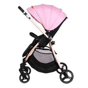 Venta al por mayor Niños Sistema de Viaje Uppababy Cochecito y Cochecito de Bebé Rosa