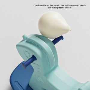 Caballo balancín de plástico para niños, regalo de primer cumpleaños para bebés, juguete de montar de doble uso, animales de juguete para montar - Product Image 4