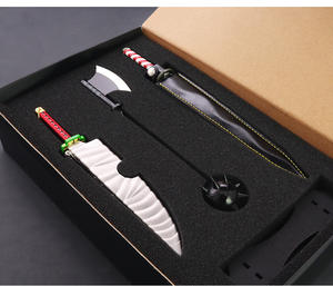 Épée <span class=keywords><strong>Katana</strong></span> <span class=keywords><strong>Demon</strong></span> <span class=keywords><strong>Slayer</strong></span> 26 cm en métal, modèle jouet, vente chaude, prix d'usine - Product Image 6