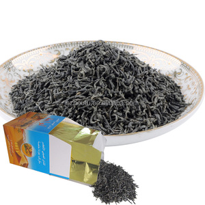 Caja de té Adelgazante y saludable de hojas sueltas Chunmee 4011 de té verde Premium de China empaquetada y disponible a granel con certificado Halal - Product Image 2