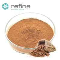 Poudre de graines de lin la plus vendue, 20%-80% de lignanes, extrait pur et naturel de graines de lin en poudre pour smoothies et pâtisseries
