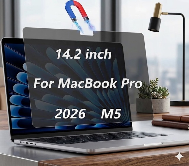 Magnetic Privacy Screen Protector For MacBook Pro 14.2inch 2026 Removable Laptop Privacy Scree