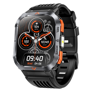 Montre connectée avec appels Bluetooth, moniteur de santé, fréquence cardiaque, tension artérielle, suivi SpO2, musique, carte SD pour hommes et femmes - Product Image 1