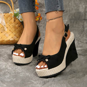 <span class=keywords><strong>Scarpe</strong></span> <span class=keywords><strong>con</strong></span> tacco alto alla moda estivo <span class=keywords><strong>con</strong></span> punta a bocca di pesce e suole spesse traspiranti per donne disponibili nelle taglie da 35 a 42. - Product Image 2