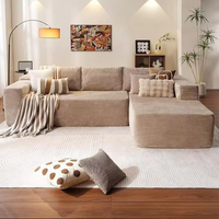 Canapé modulaire en forme de L à trois places, moderne et très vendu, avec un design d'angle pour le salon d'un appartement