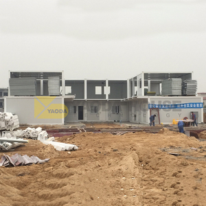 Casas de contenedores de paquete plano prefabricado múltiple para oficinas/refugios/tiendas - Product Image 2