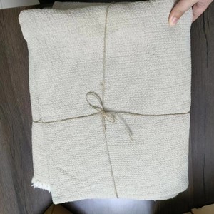 Penjualan laris selimut lempar Linen Perancis kualitas tinggi penutup tempat tidur selimut Linen katun berumbai selimut Linen berat - Product Image 4
