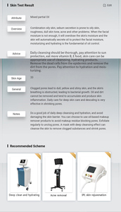 Nouvelle conception 2024 Miroir magique facial 3D Analyseur de <span class=keywords><strong>cheveux</strong></span> et de peau Analyseur de peau Offre de service OEM ODM - Product Image 4