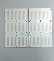 Carte de circuit imprimé en aluminium MCPCB LED personnalisée, panneau LED à découpe en V, carte de circuit imprimé OEM
