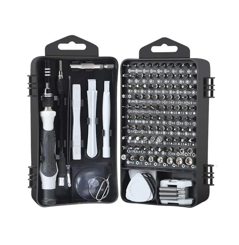 115-In-1 Professionele Op Maat Gemaakte Mobiele Tools Telefoon Reparatie Handgereedschap Kits Schroevendraaierbits Set Precisie-Isolatieschroevendraaierset