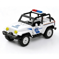 Miniatura de Vehículo Militar de Fuerzas Especiales, Coche de Policía SWAT, Bloques de Construcción a Escala, Modelo de Coche Blindado para Niños