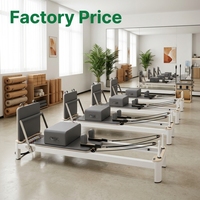 Machine de Pilates Reformer Professionnelle de Haute Qualité, Réglable, en Aluminium, pour Studio, Équipement Commercial Premium, Lit Reformer Camas