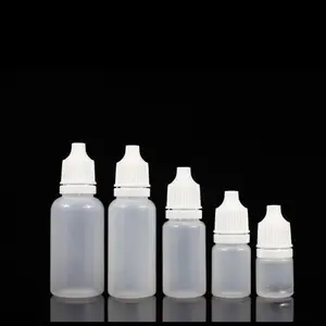 פלסטיק עין טיפות טיפות עיניים קטן פלסטיק מחלק הנוזלי טפטפת בקבוק 5ml10ml15ml20ml בקבוק