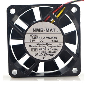 Quạt, 2025 <span class=keywords><strong>2406kl</strong></span>-05f-<span class=keywords><strong>b59</strong></span> DC24V 0.13A 6cm 6015 60*60*15mm làm mát người hâm mộ Hot Bán - Product Image 4
