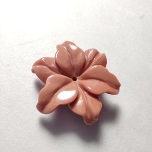 ส่องแสงเงาธรรมชาติกุหลาบแจสเปอร์ดอกไม้รูปร่างแกะสลักพลอยหลวมสำหรับศิลปะคอลเลกชัน F587 - Product Image 2