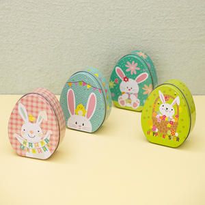 Boîtes cadeaux en métal en forme de <span class=keywords><strong>lapin</strong></span> de Pâques pour ranger les bonbons, pour les enfants, fournitures pour les fêtes - Product Image 6