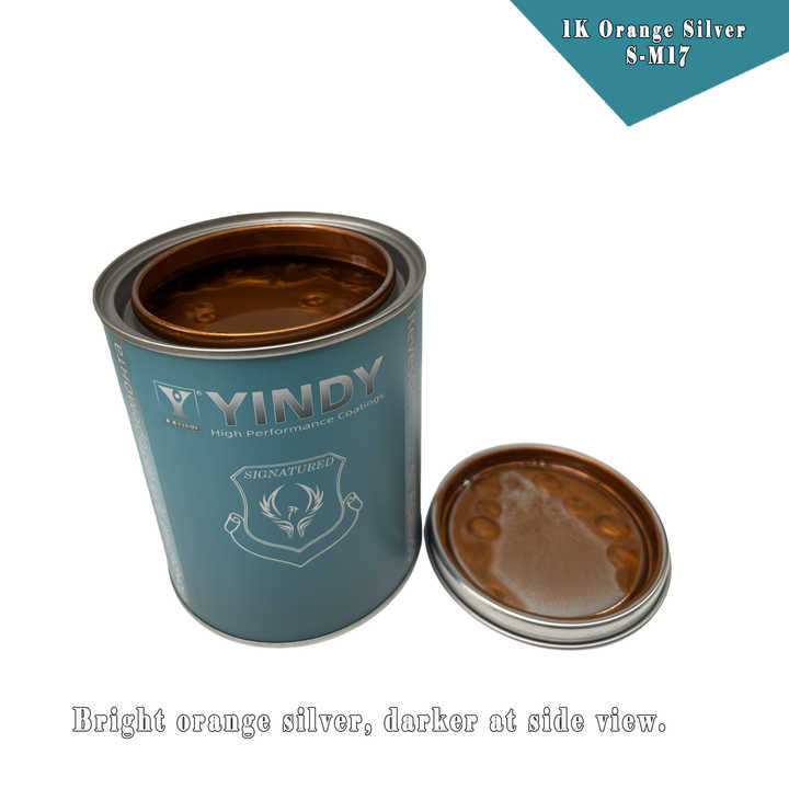 High Gloss Spray Automotive Acrylic High Quality 1K Orange Silver